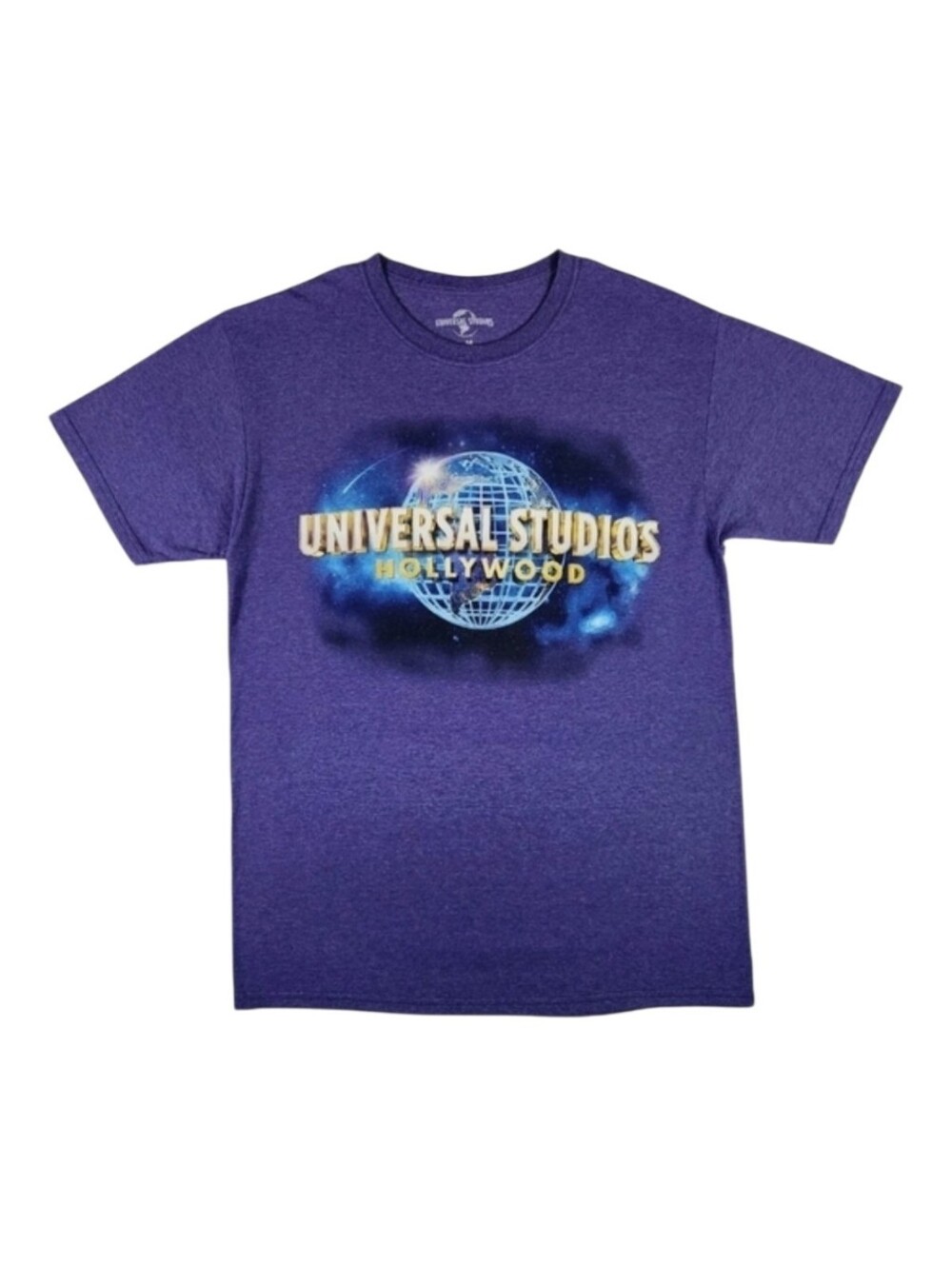 Universal Studios Hollywood Globe Graphic Short Sleeve Tee Purple Medium T-shirt
